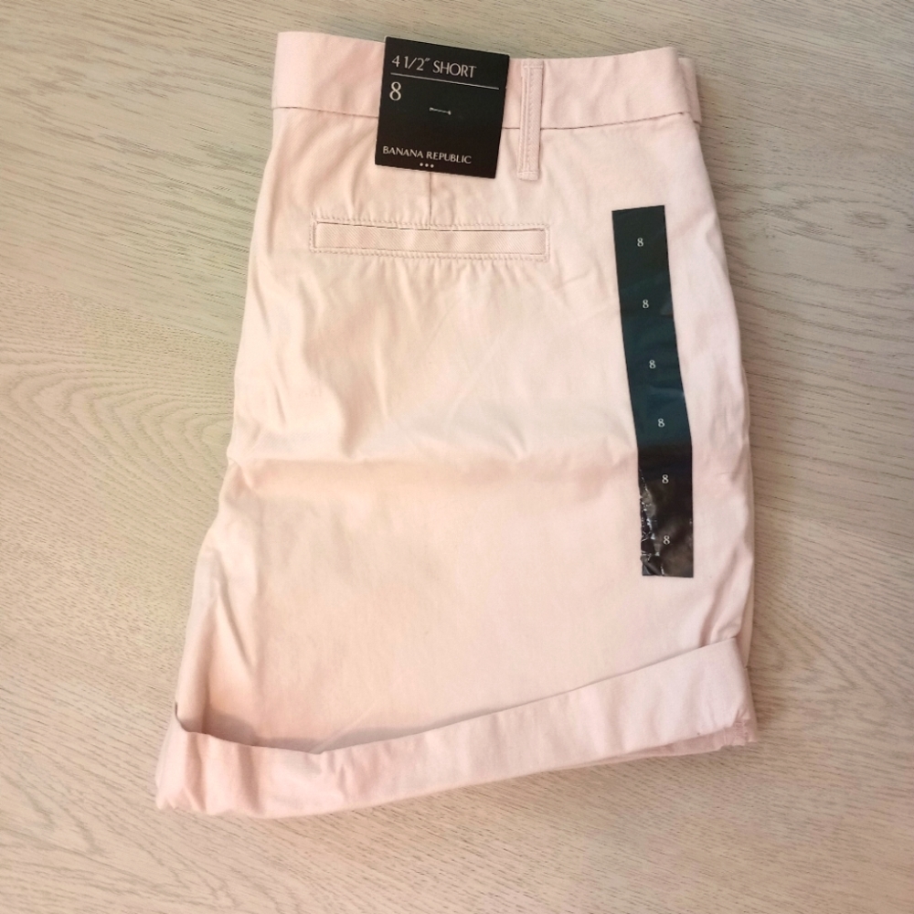 Banana Republic petal pink brand new shorts